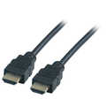 HDMI Connection cable with Ethernet 4K30Hz, A-A, black, 0,5m